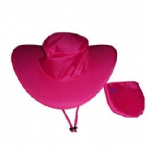 Foldable cowboy hat