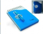 Color note book with pen