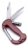 carabiner with knifes,bottle opener and LED light