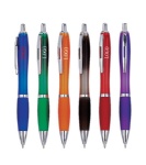 Curvaceous translucent ballpoint