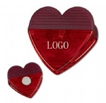 Heart shaped magnetic clip